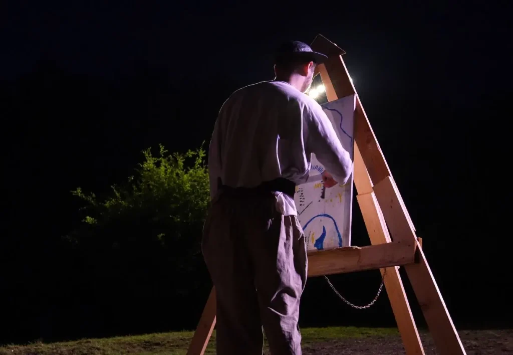 Histoire du peintre Augustin Lesage dans le spectacle récits oubliés à ferfay